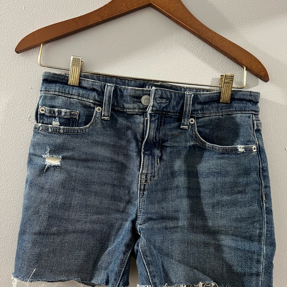 GAP Blue Bermuda Denim Shorts